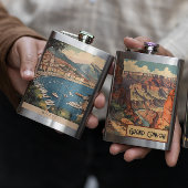 Vintage Monaco Haven Reis Scene Aangepaste Tekst Flacon