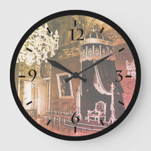 Vintage Monaco Prince's paleis De Troon Horloge Grote Klok