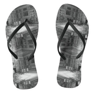 Vintage Monaco Prins paleis Mazarin Kamer Teenslippers