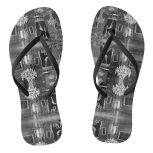 Vintage Monaco Prinselijk paleis De Troon Teenslippers