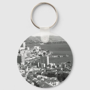 Vintage Monaco Vorstendom Monte Carlo haven Jigsa Sleutelhanger