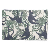 Vintage Monkey Pattern Kussensloop (Achterkant)