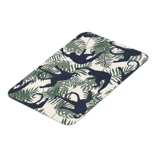 Vintage Monkey Pattern Magneet (Linkerzijde)