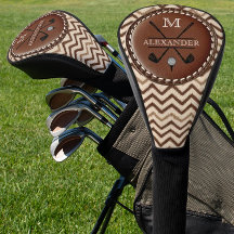 Vintage Monogram Initiaal Chevron
