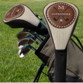 Vintage Monogram Naam Logo Golfheadcover