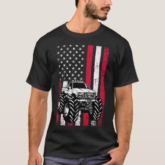 Vintage Monster Truck alpaca spiritual T-shirt