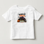 Vintage Monster Truck Halloween Kinder Shirts (Voorkant)