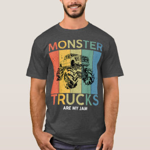 Vintage Monster Trucks zijn mijn ding Retro Cool S T-shirt