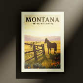 Vintage Montana Briefkaart