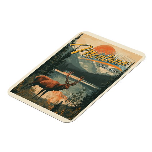 Vintage Montana Magneet (Linkerzijde)