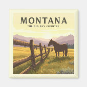 Vintage Montana Magneet (Voorkant)