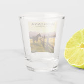 Vintage Montana Shot Glas (Achterkant)
