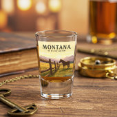 Vintage Montana Shot Glas