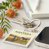 Vintage Montana Sleutelhanger (Voorkant Rechts)