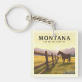 Vintage Montana Sleutelhanger (Voorkant)