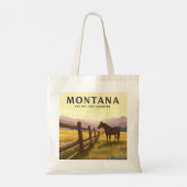 Vintage Montana Tote Bag (Achterkant)