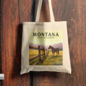 Vintage Montana Tote Bag