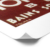 Vintage Monte Carlo Beach Poster (Hoek)