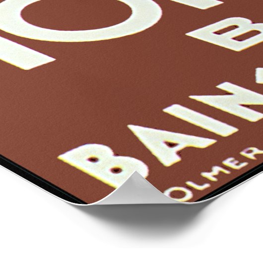 Vintage Monte Carlo Beach Poster (Hoek)