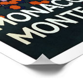 Vintage, Monte-Carlo Poster (Hoek)