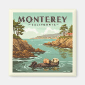 Vintage Monterey California Magneet (Voorkant)