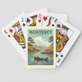 Vintage Monterey California Pokerkaarten (Achterkant)