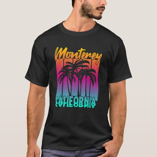 Vintage Monterey California T-shirt (Voorkant)
