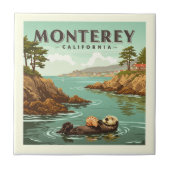 Vintage Monterey California Tegeltje (Voorkant)
