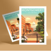 Vintage Montgomery Alabama Briefkaart