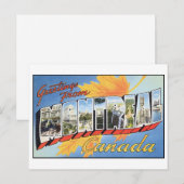 Vintage Montreal Briefkaart (Voorkant / Achterkant)