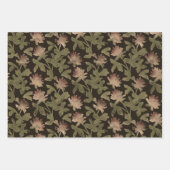 Vintage Moody Christmas Wrapping Paper Sheets (Voorkant)