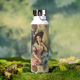 Vintage, mooie edelvrouw uit het verleden, Klasse Waterfles
