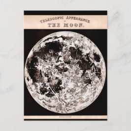 Vintage Moon Briefkaart