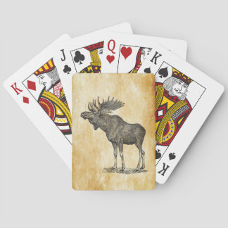 Vintage Moose Playing Cards Pokerkaarten