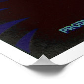 Vintage Mornin' rechter Rooster Grapefruit & Sinaa Poster (Hoek)