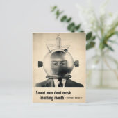 Vintage Morning Mouth Ad Briefkaart (Staand voorkant)