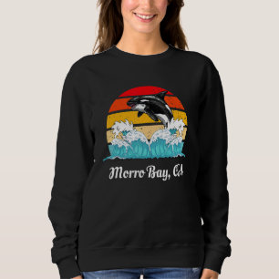 Vintage Morro Bay Ca Vervallen Orka Zwaardwalvis Trui