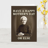 Vintage Mothers Day Command Card Kaart (Gele Bloem)