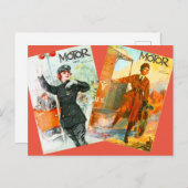 "Vintage Motor Magazine Covers" Briefkaart (Voorkant / Achterkant)