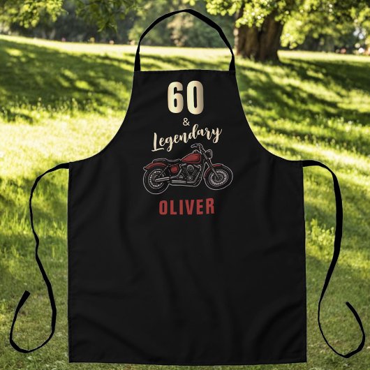 Vintage Motorcycle 60th Birthday Bike Schort