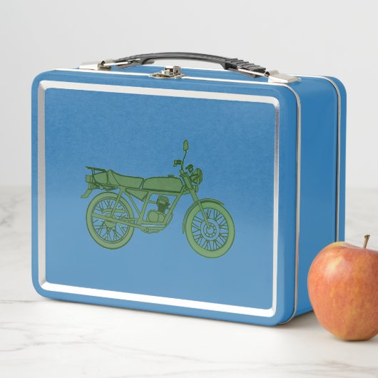Vintage Motorcycle Lunchbox  (In situ)