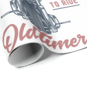 Vintage Motorcycle Riders Inc Cadeaupapier (Rol Hoek)