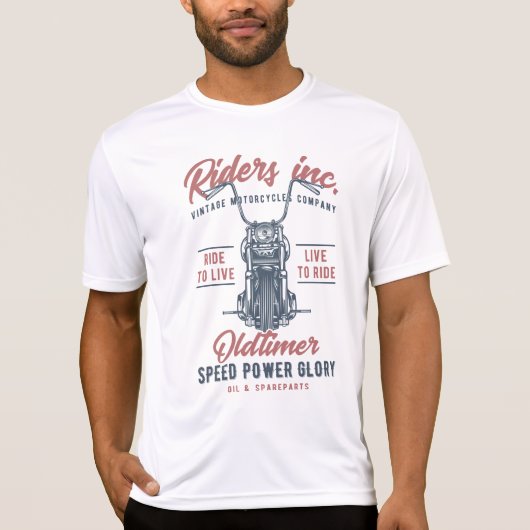 Vintage Motorcycle Riders Inc T-shirt (Voorkant)
