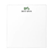 Vintage Motorcycle Sketch  Stationary Note Pad Notitieblok (Voorkant)