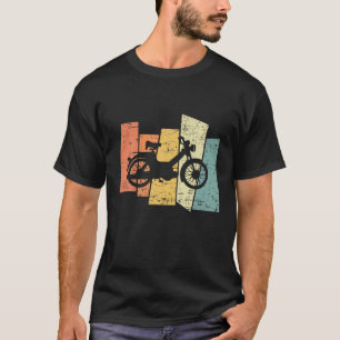 Vintage motorfiets bromfiets Rider Gift T-shirt