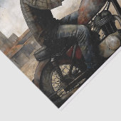 Vintage Motorfiets Decoupage Tissuepapier (Detail)