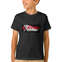 Vintage Motorfiets Logo Zwart
