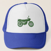 Vintage motorfiets trucker pet (Voorkant)