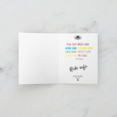 Vintage motorfiets Vaderdag Kaart (Binnen)