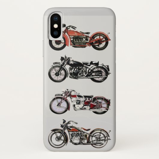 VINTAGE MOTORFIETSEN Case-Mate iPhone CASE (Achterkant)